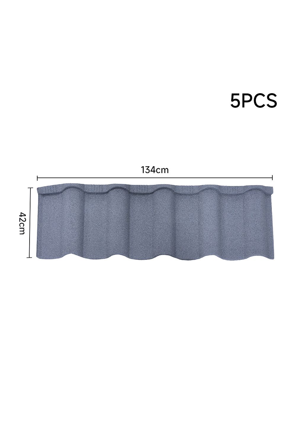 Living And Home Grey Golan Tiles Stone Coated Metal Roofing