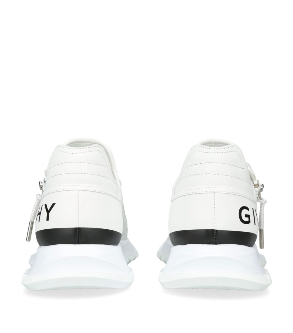 Leather Spectre Zip Sneakers