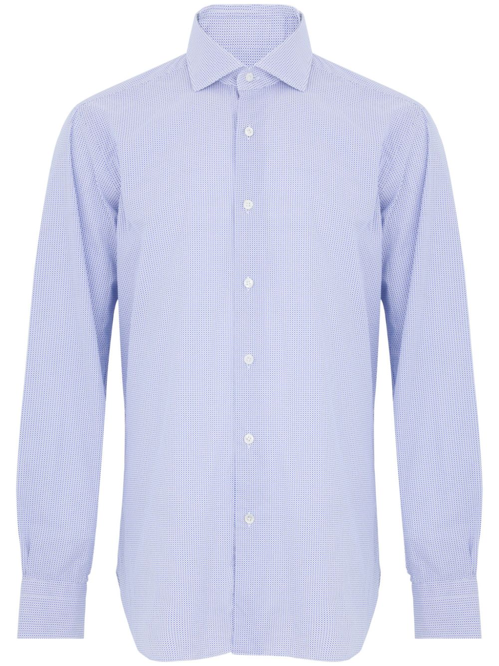 Dot-print shirt - Blue