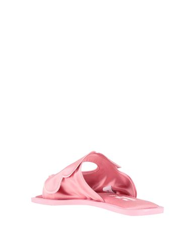 Woman Sandals Pink Size 10 Textile fibers
