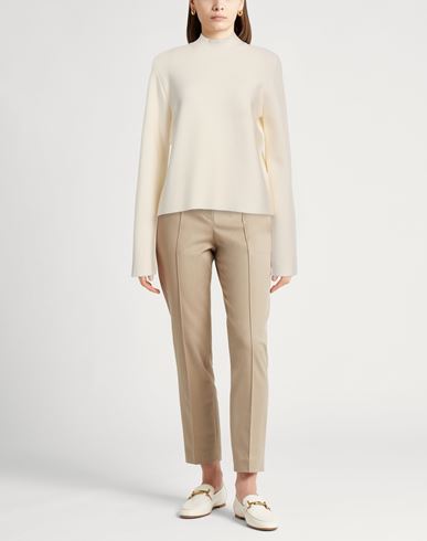 Khaite Woman Turtleneck Ivory Size XS Wool, Polyamide