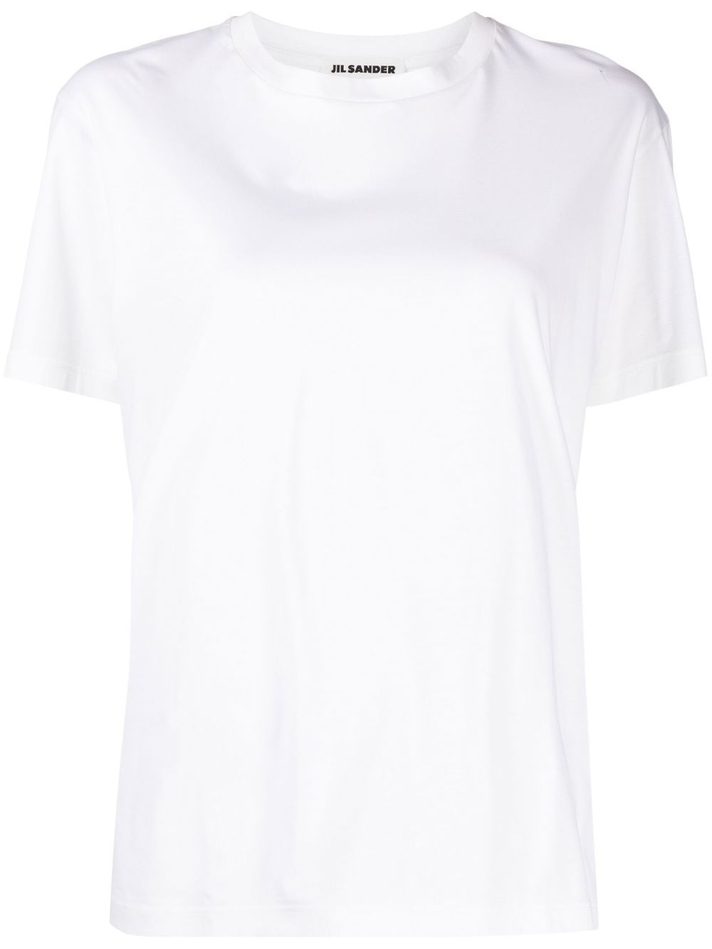 Crew neck short-sleeved T-shirt - White