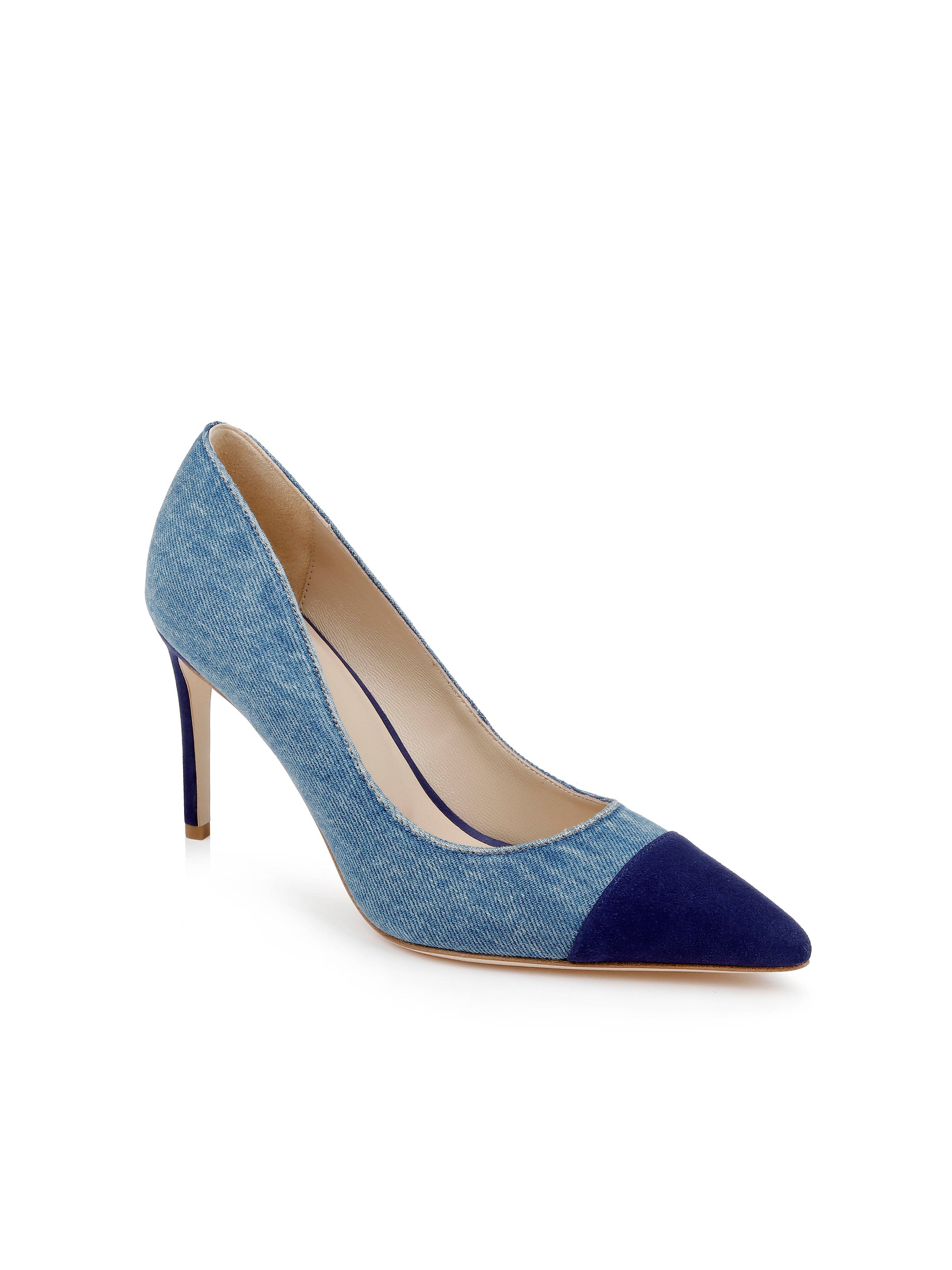 Kendelle Denim Pump In Light Denim