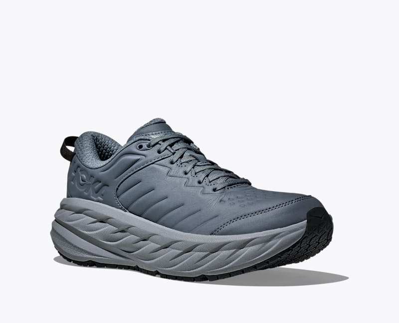 HOKA Men's Bondi SR Shoes in Faded Navy/Carbon Black