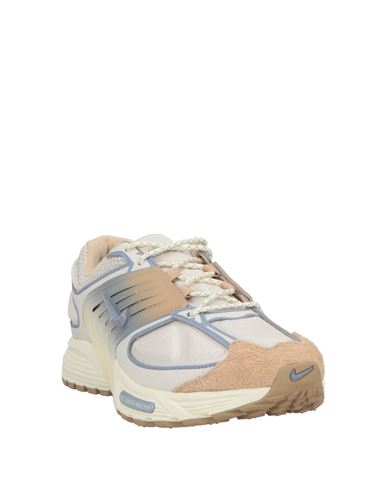 Man Sneakers Ivory Size 9.5 Leather, Textile fibers