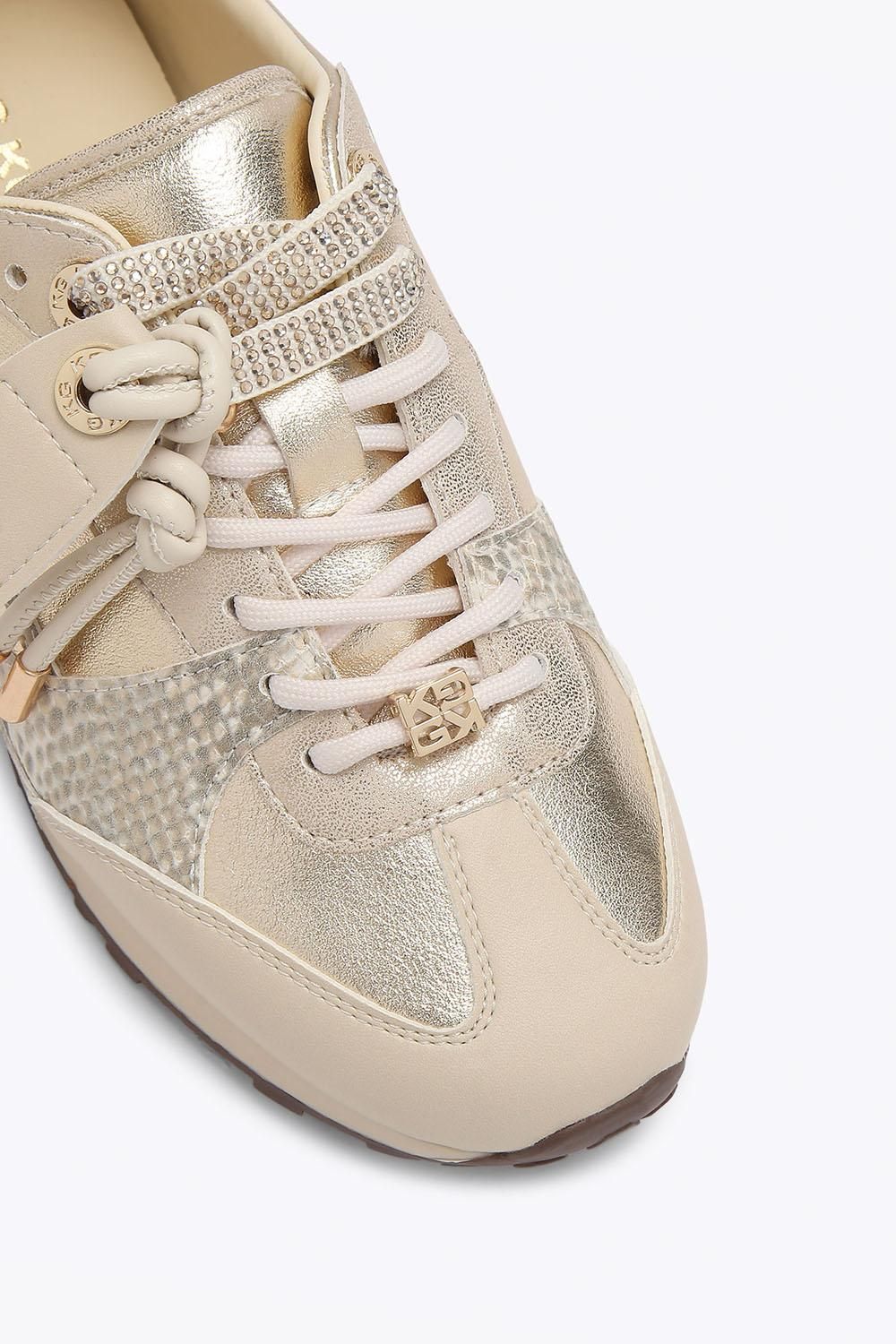 KG Kurt Geiger Women's 'Lorelei' Trainers in Gold