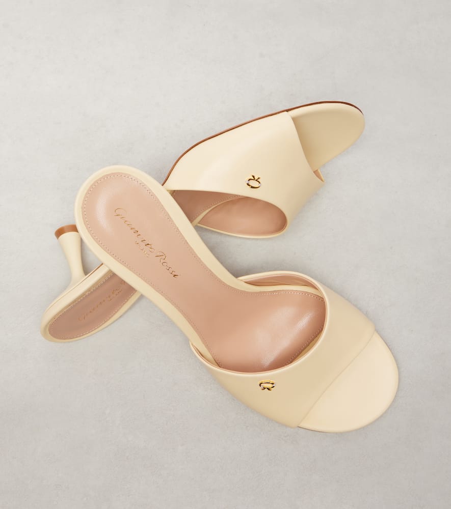 Gianvito Rossi Ascent 55 leather mules