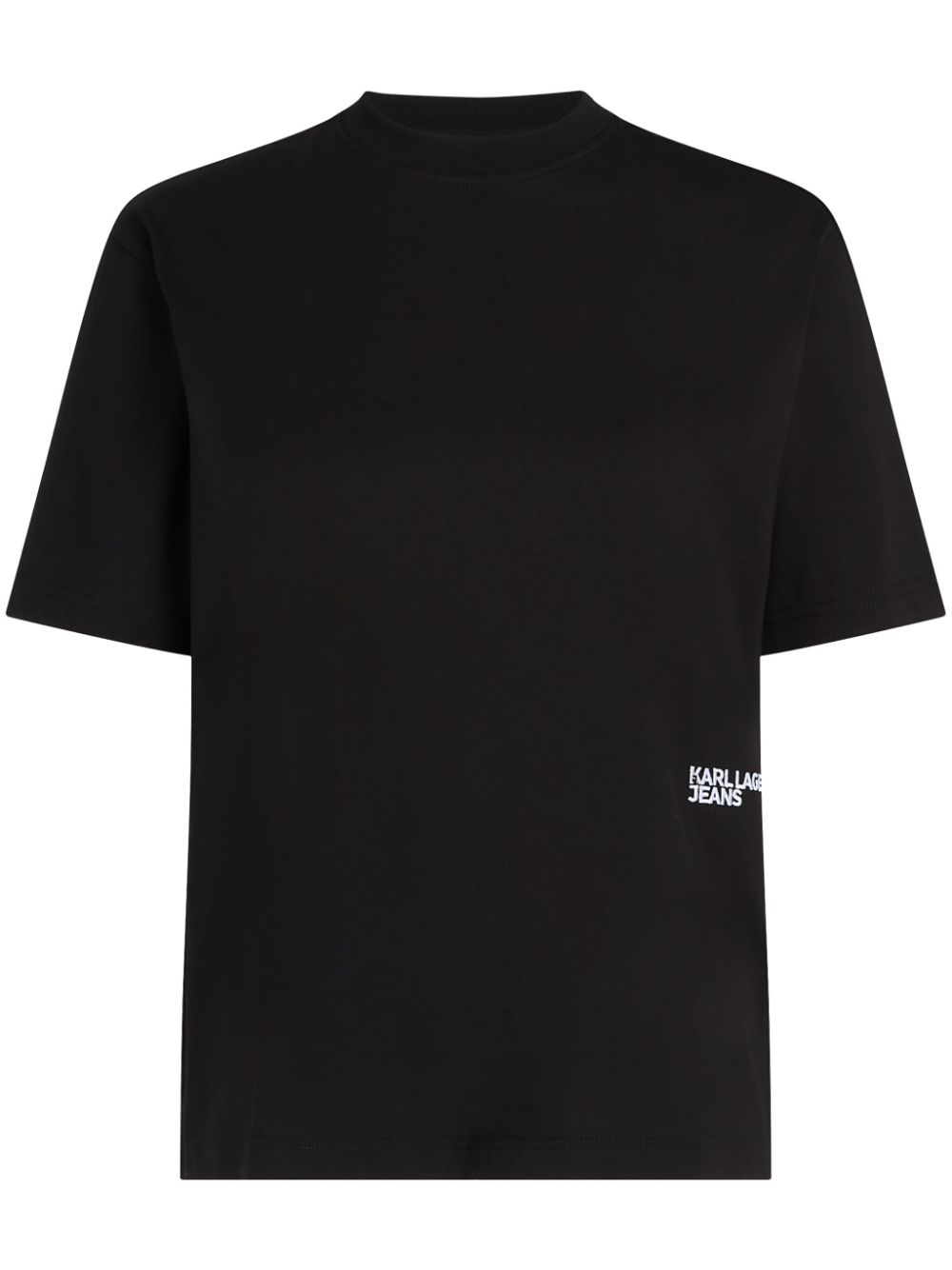 Bandana monogram-print T-shirt - Black