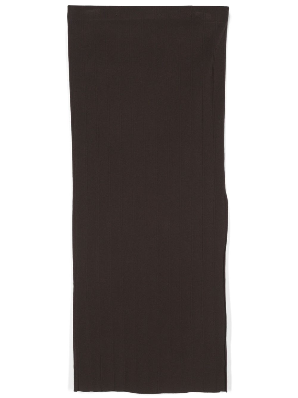Midi pencil skirt - Brown