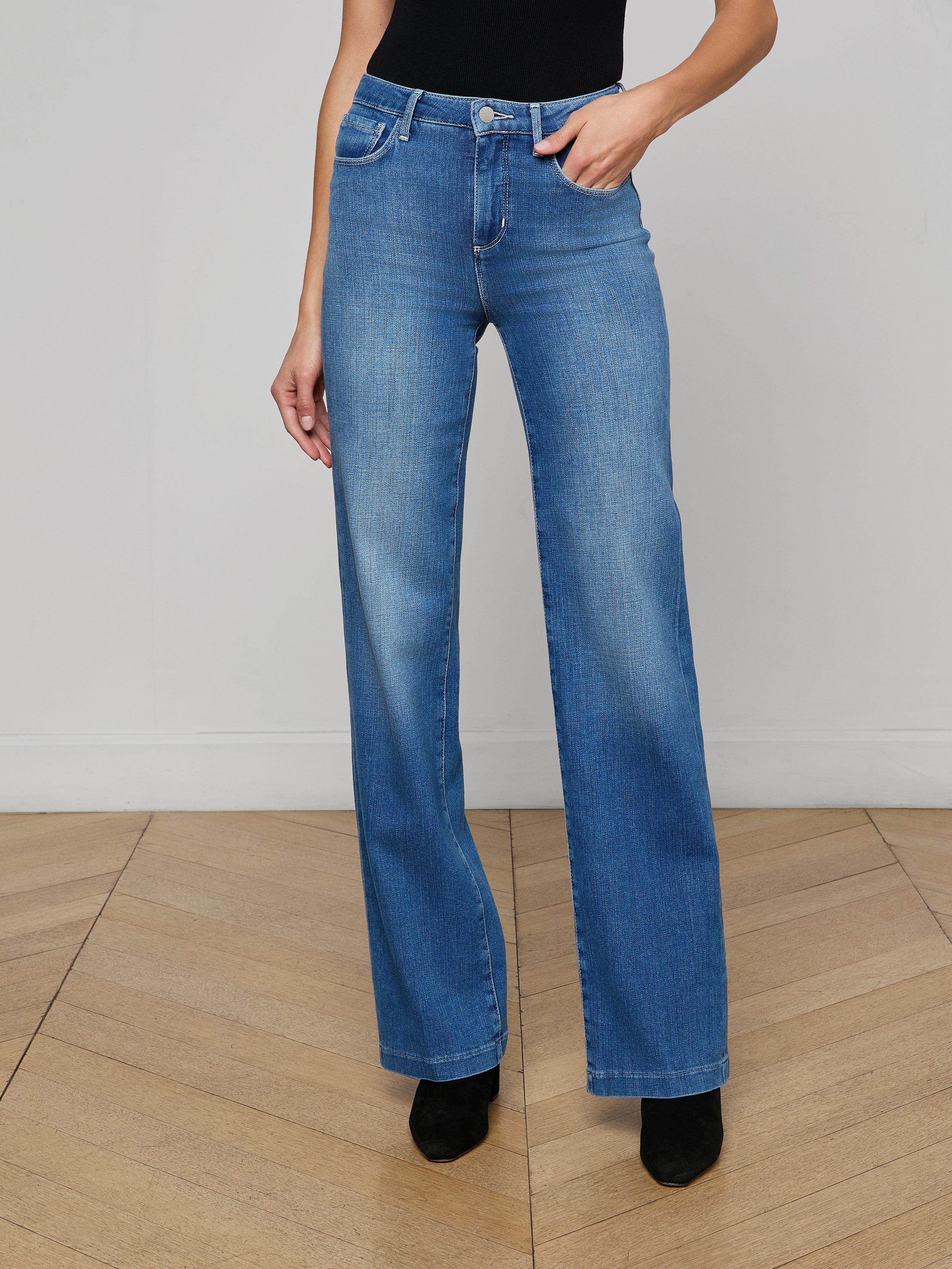 Clayton Wide-Leg Jean In Riverside