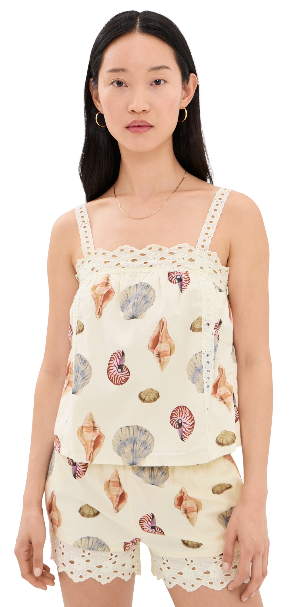 Shell Blouse Cream