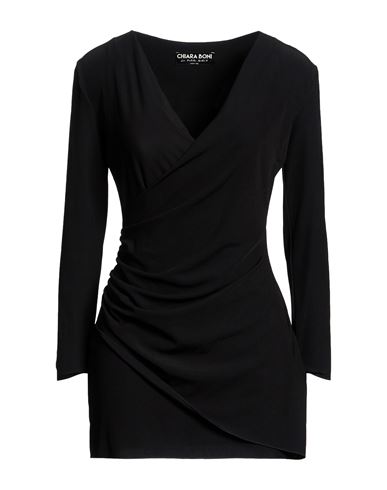Woman Top Black Size 4 Viscose, Polyamide, Elastane