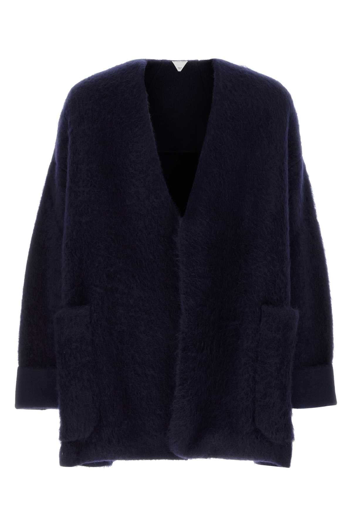 Mohair Blend Sweater — Navy