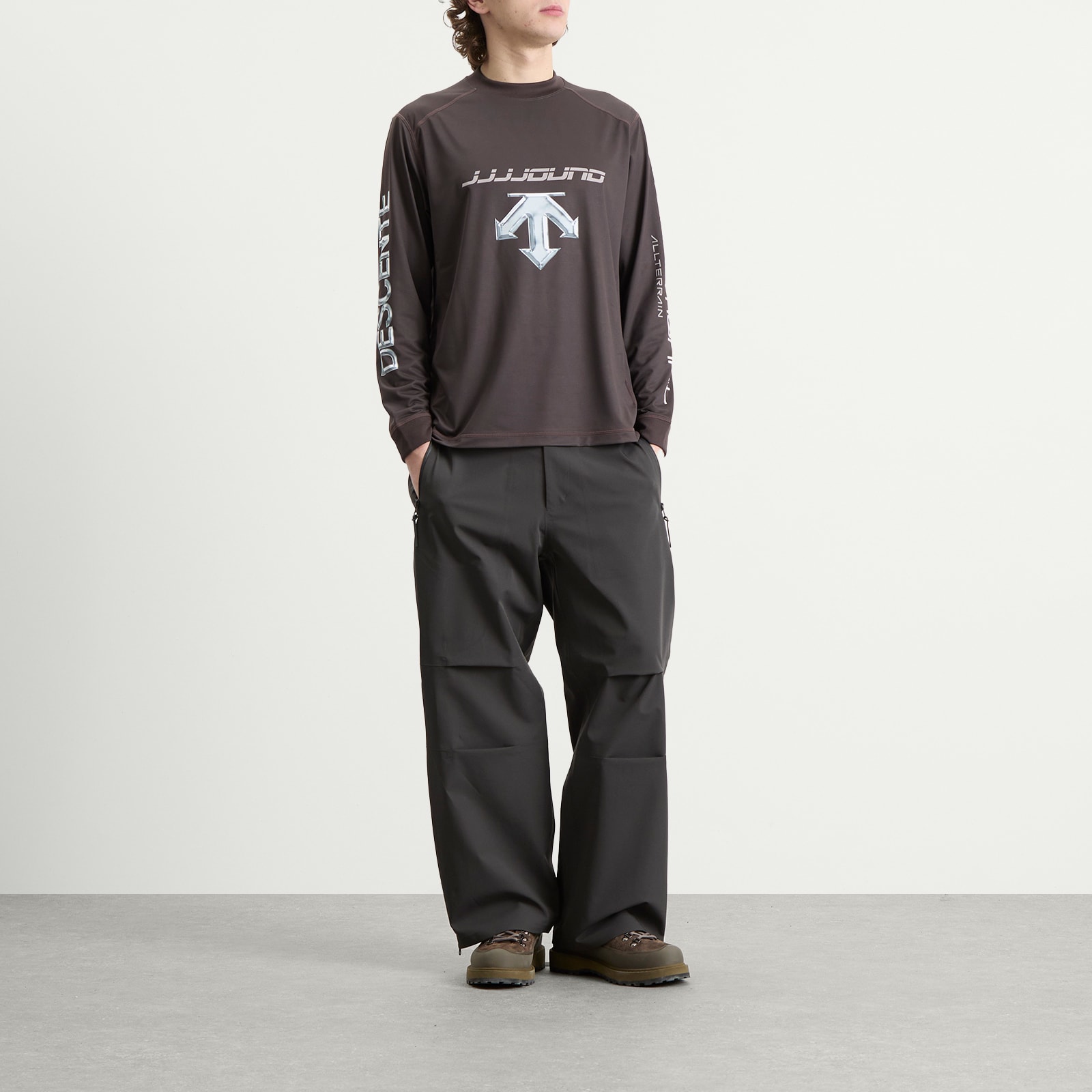 Men's Allterrain x JJJJound Warm Up Long Sleeve in Brown
