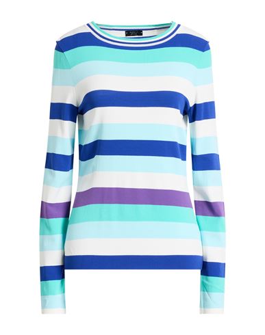 Woman Sweater Blue Size 3 Viscose, Polyamide