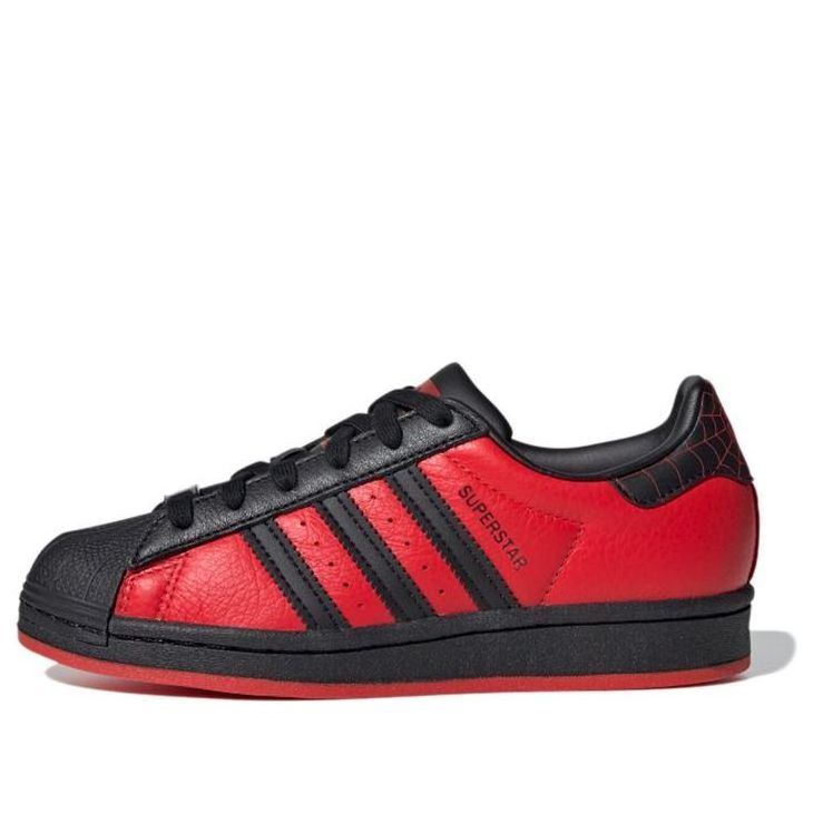 (GS) Originals Superstar Shoes 'Red Black'