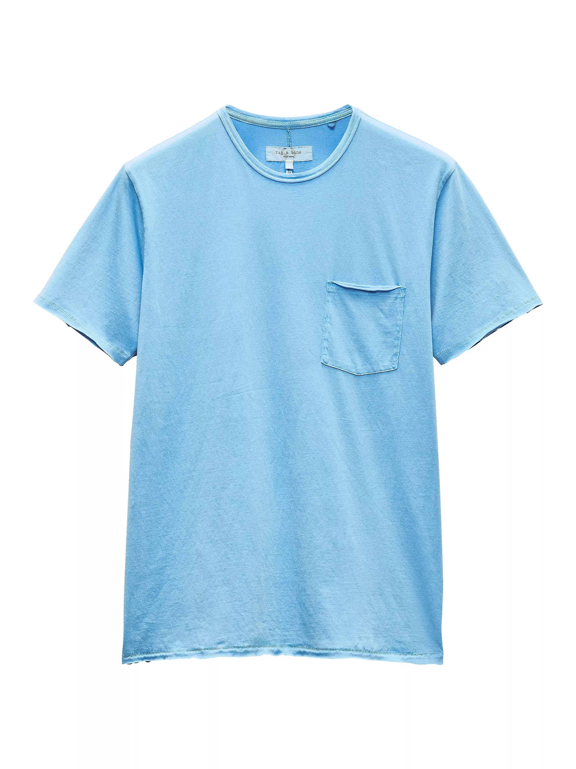Men's Miles Tee in Principal Jersey, Blue Skies