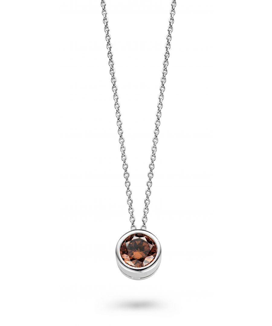 Orphelia Womens 925 Sterling Silver Chain with Pendant - ZH-4685 - One