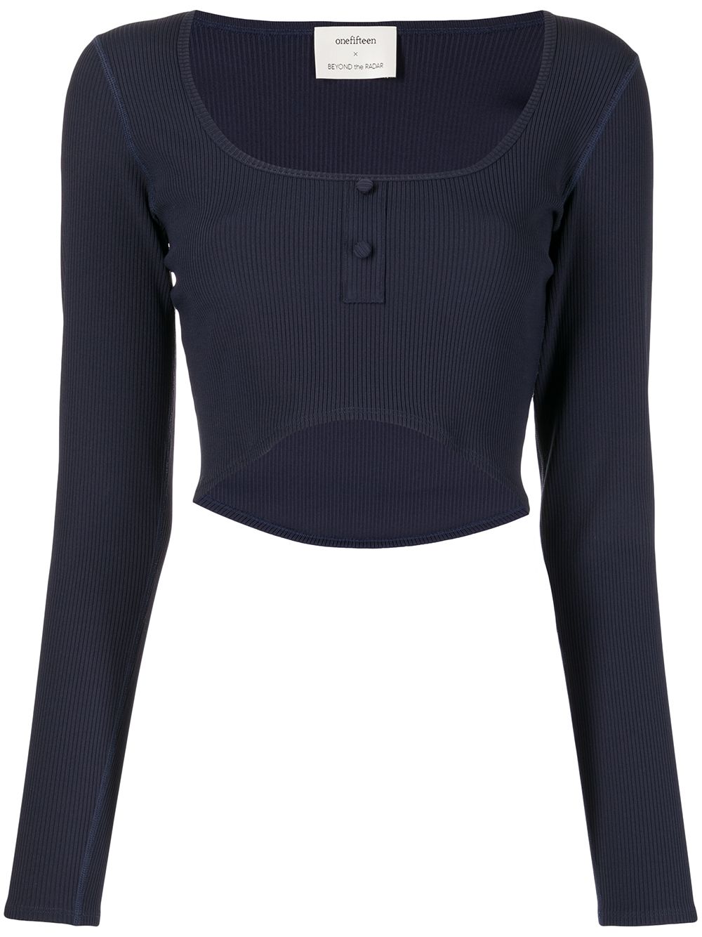 X Beyond The Radar cropped top - Blue