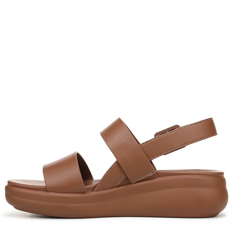 Women's Coast Wedge Sandals (Walnut Brown Faux Leather)