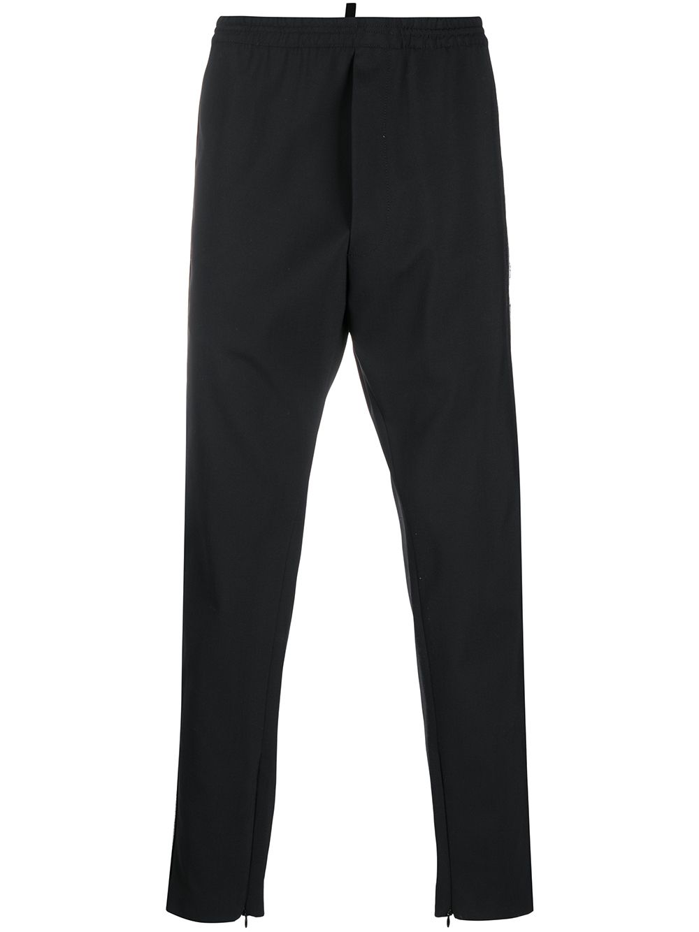 Logo band pull-on trousers - Black