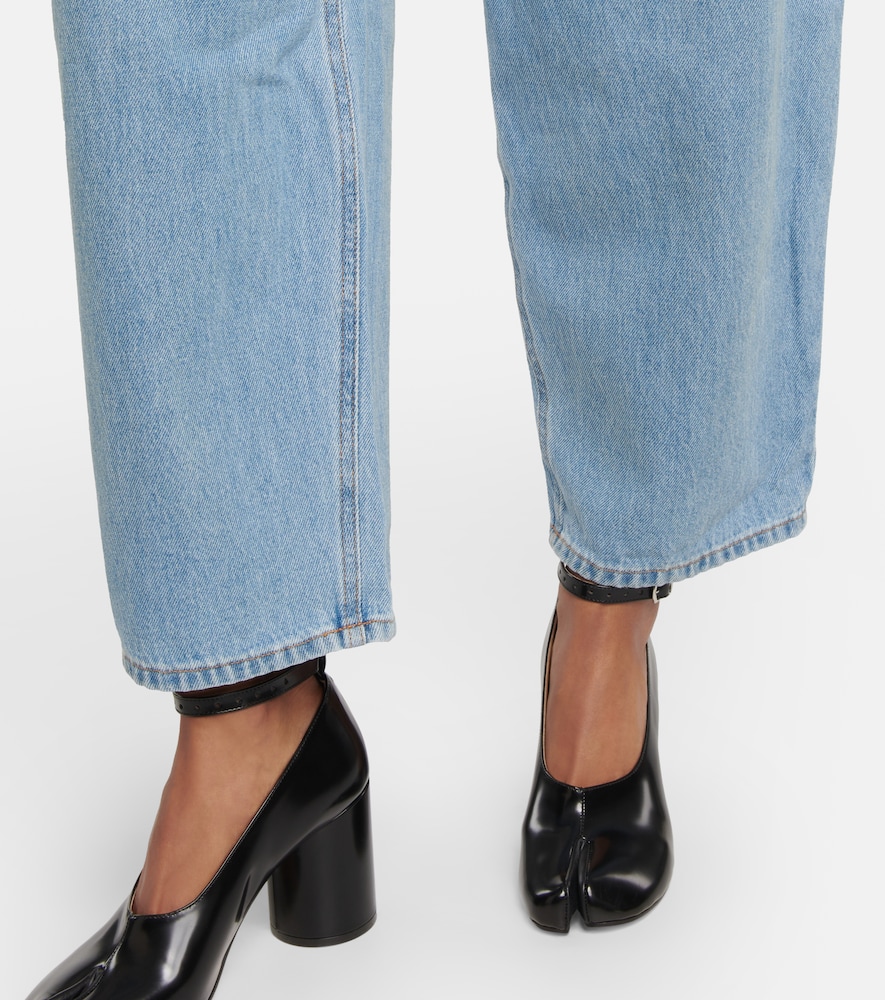 High-rise wide-leg jeans