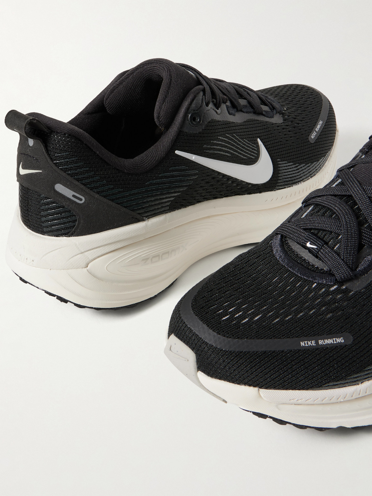 Vomero 18 Felt And Rubber-trimmed Mesh Sneakers - Black