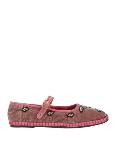 Malìparmi Woman Ballet flats Light brown Size 11 Textile fibers