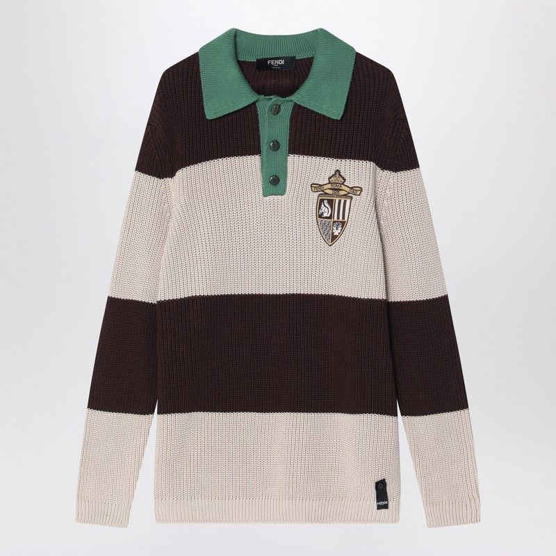 Knitted Cotton Polo Shirt
