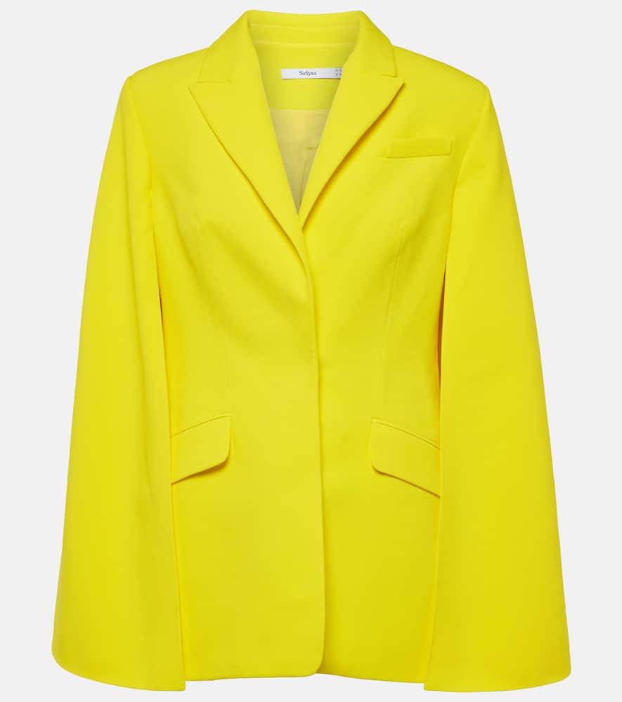 Hadley caped crêpe blazer