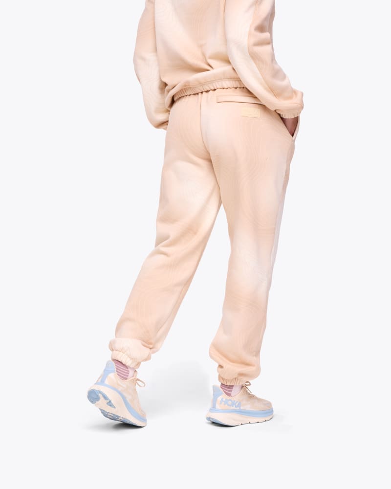 HOKA Essential Jogger Pants in Beige Cloud Topo