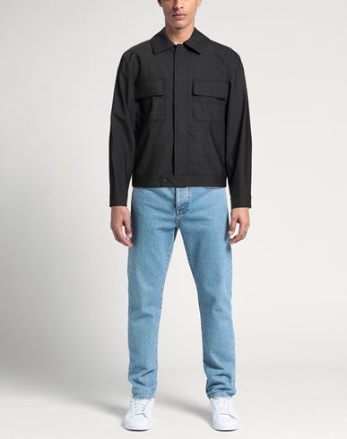 The Fine Essentials Man Jacket Charcoal Size 42 Virgin Wool, Elastane