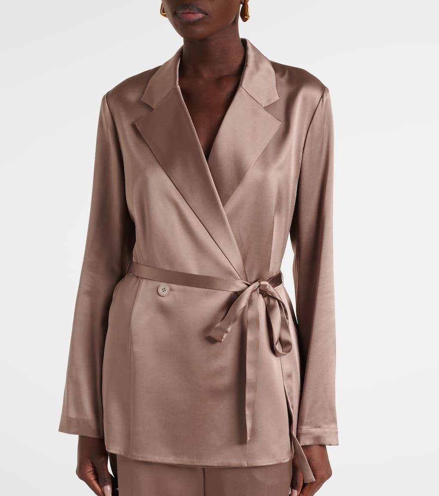 Joubert silk satin jacket