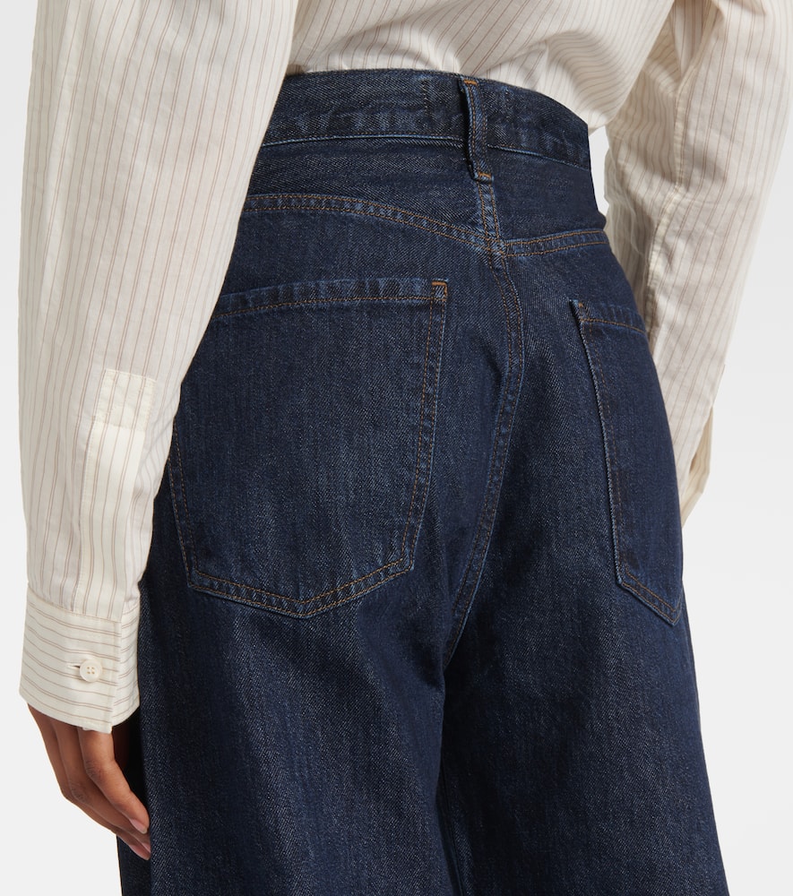 Ren high-rise wide-leg jeans