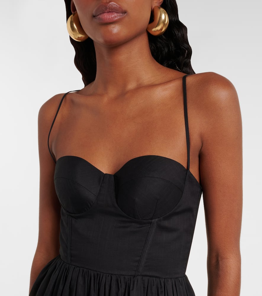 Rhiannon gathered corset dress