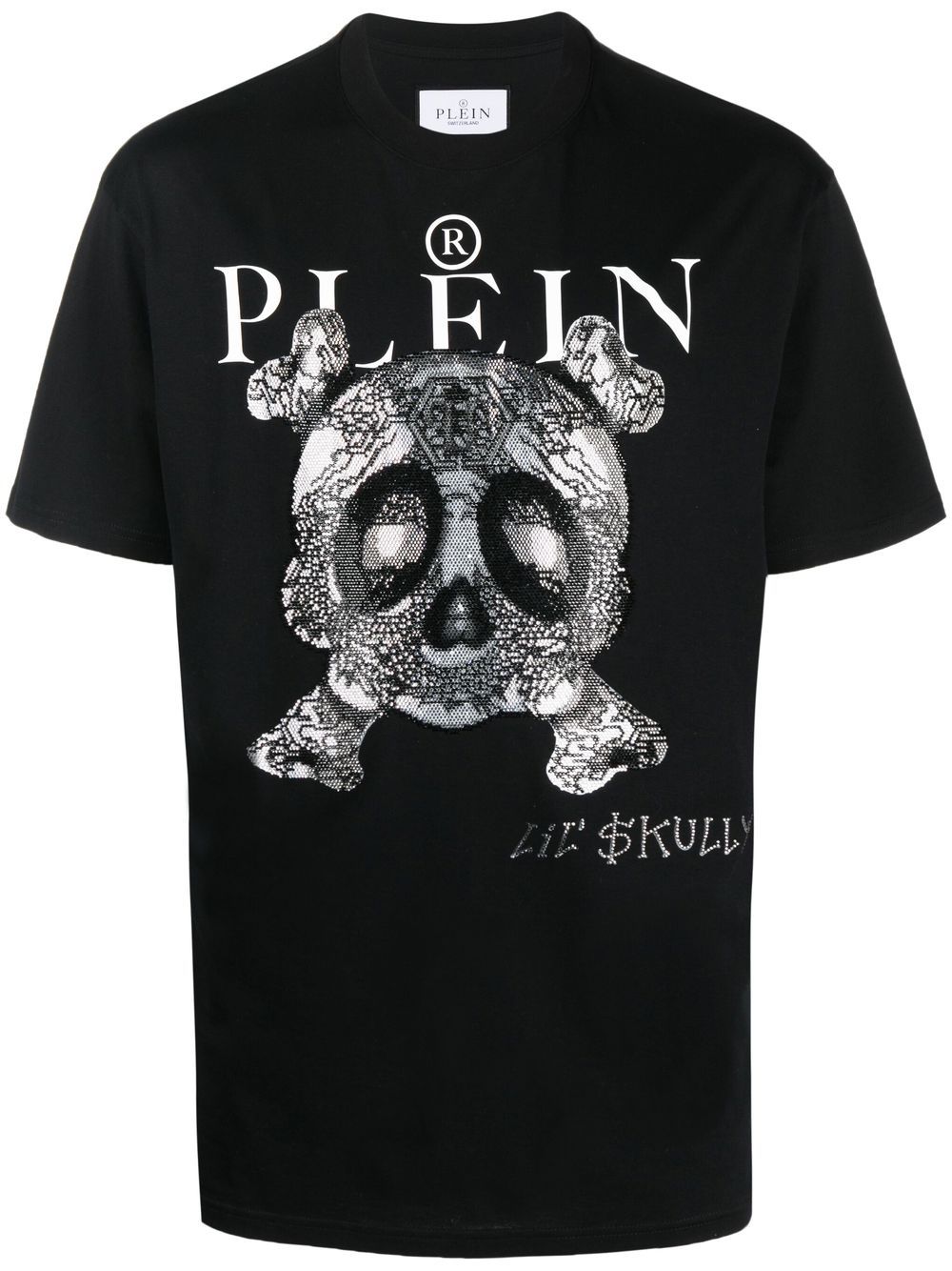 Monsters print logo T-shirt - Black