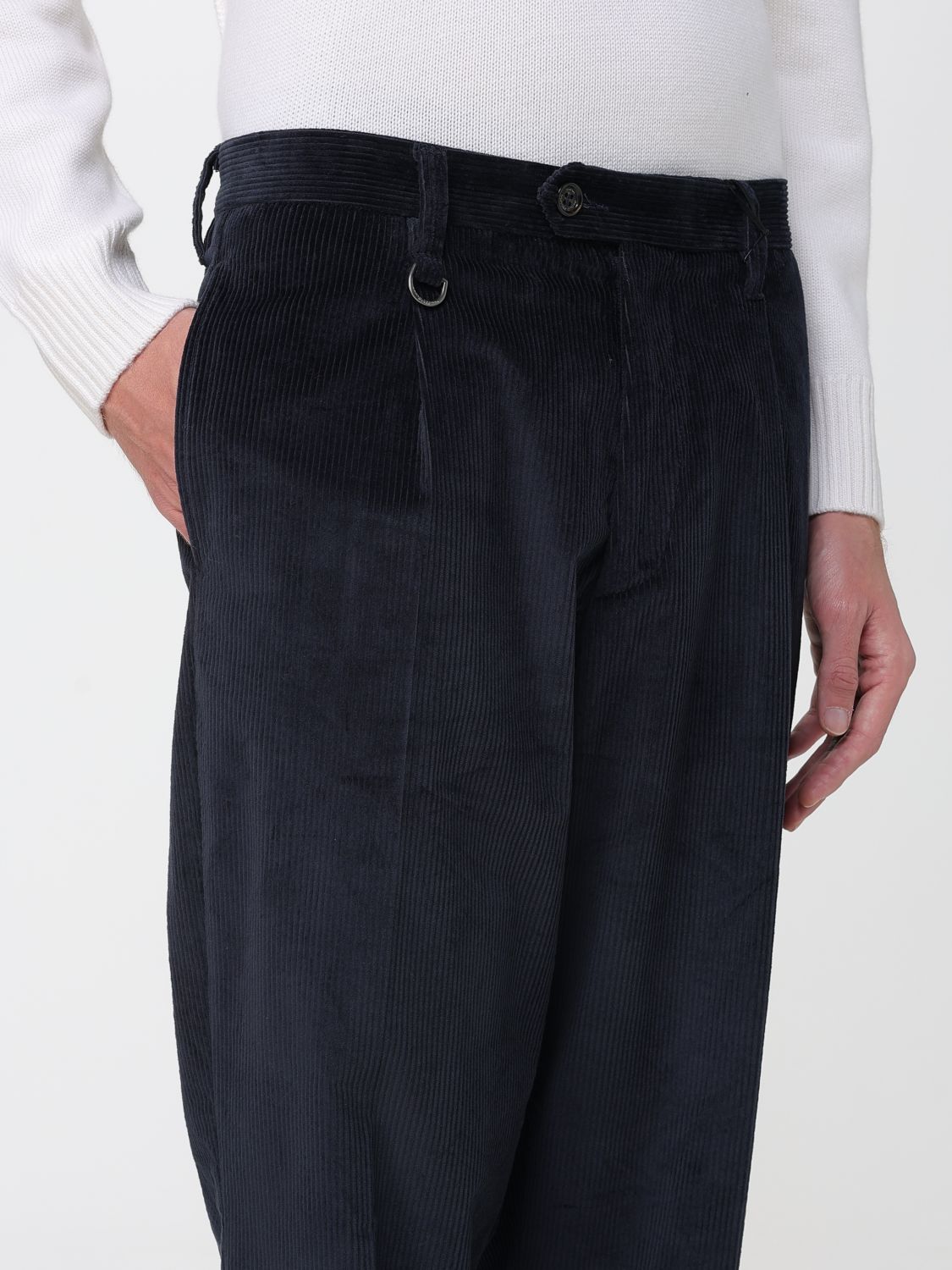 Pants Men color Blue