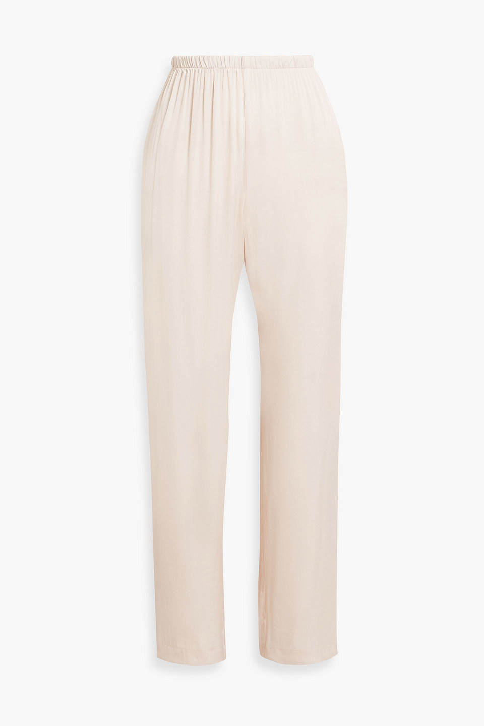 Leah satin straight-leg pants - Neutral - UK 10