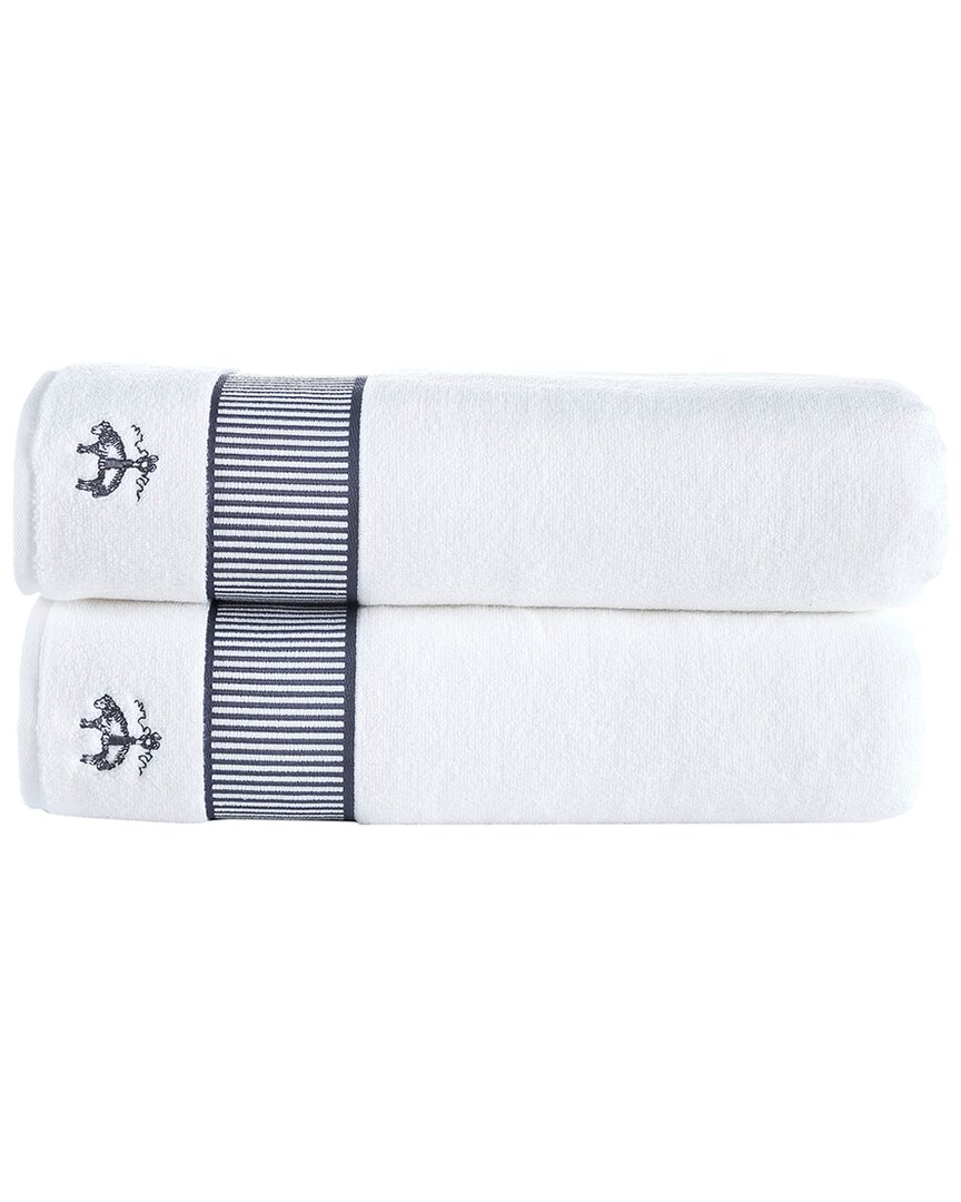 Fancy Border 2pc Bath Sheets