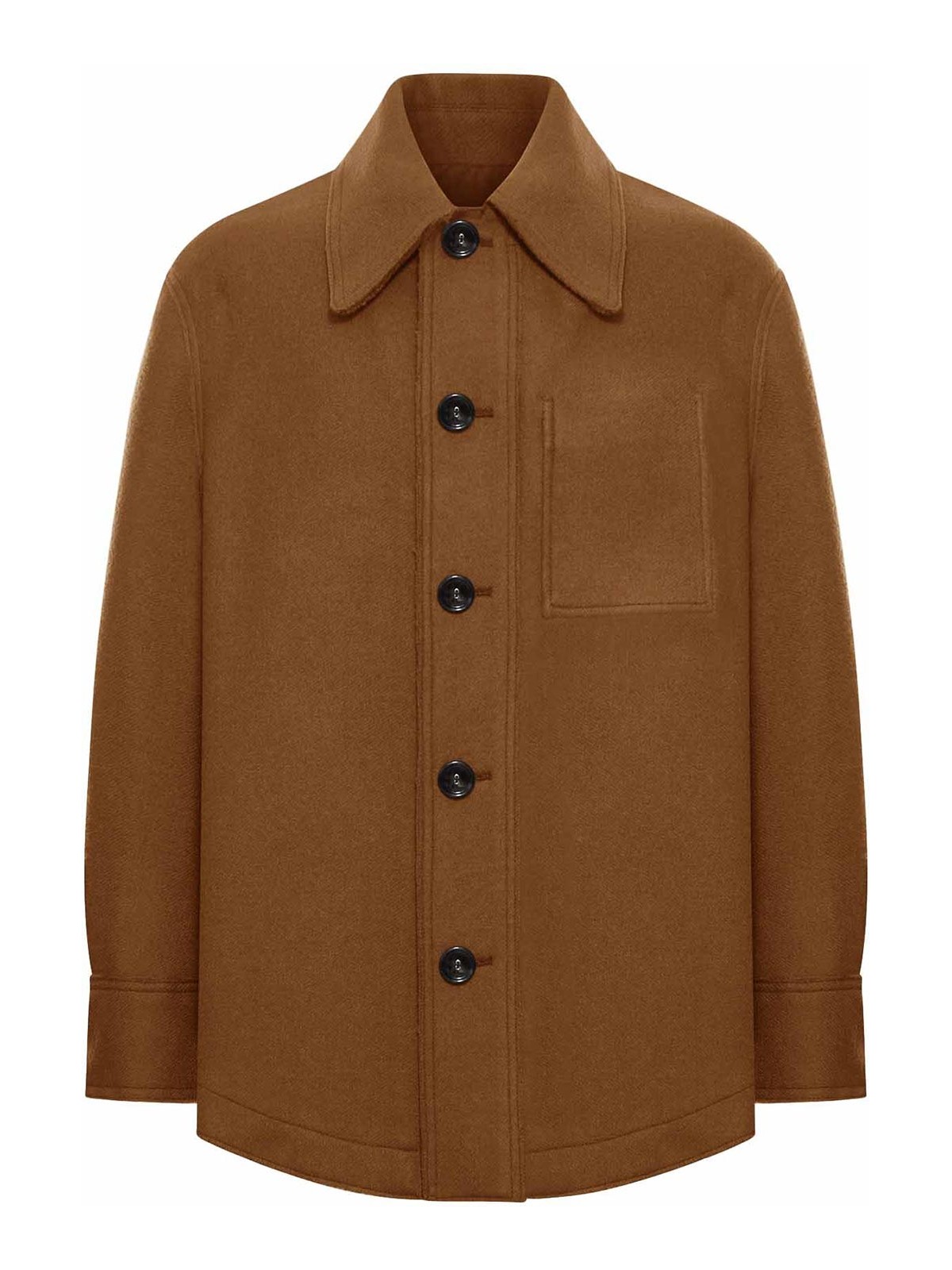 Wool Gabardine Overshirt
