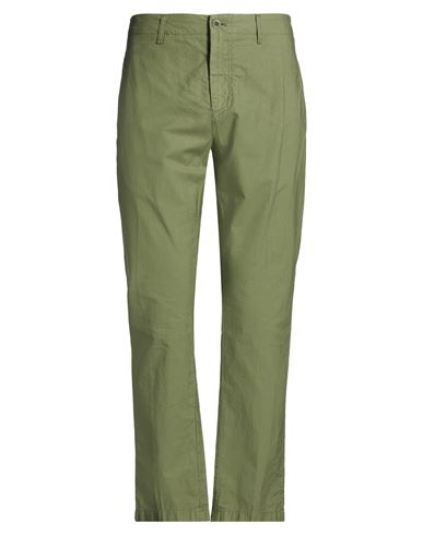 Man Pants Military green Size 30 Cotton, Linen