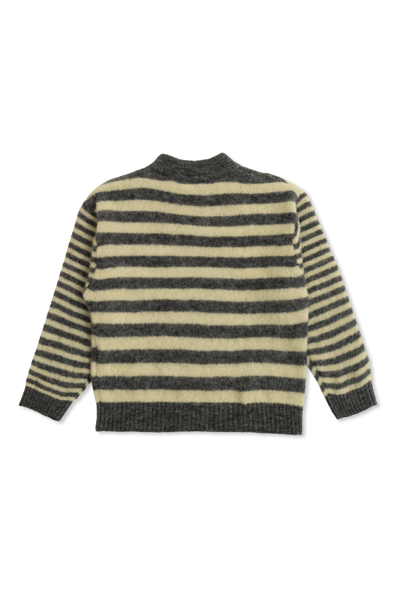 Sweater With Striped Pattern, Unisex, Grey