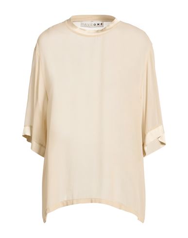 Woman Top Beige Size M Viscose