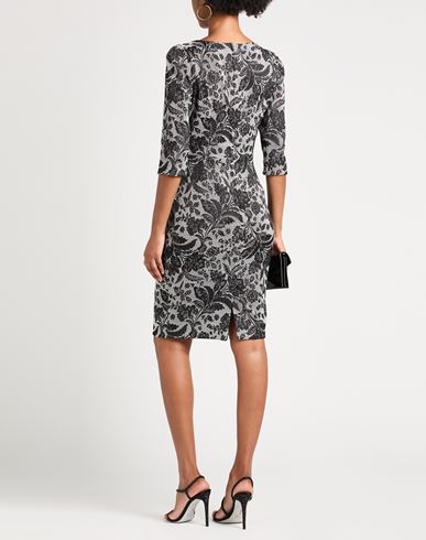 Woman Midi dress Black Size 6 Polyester, Acetate, Viscose, Elastane