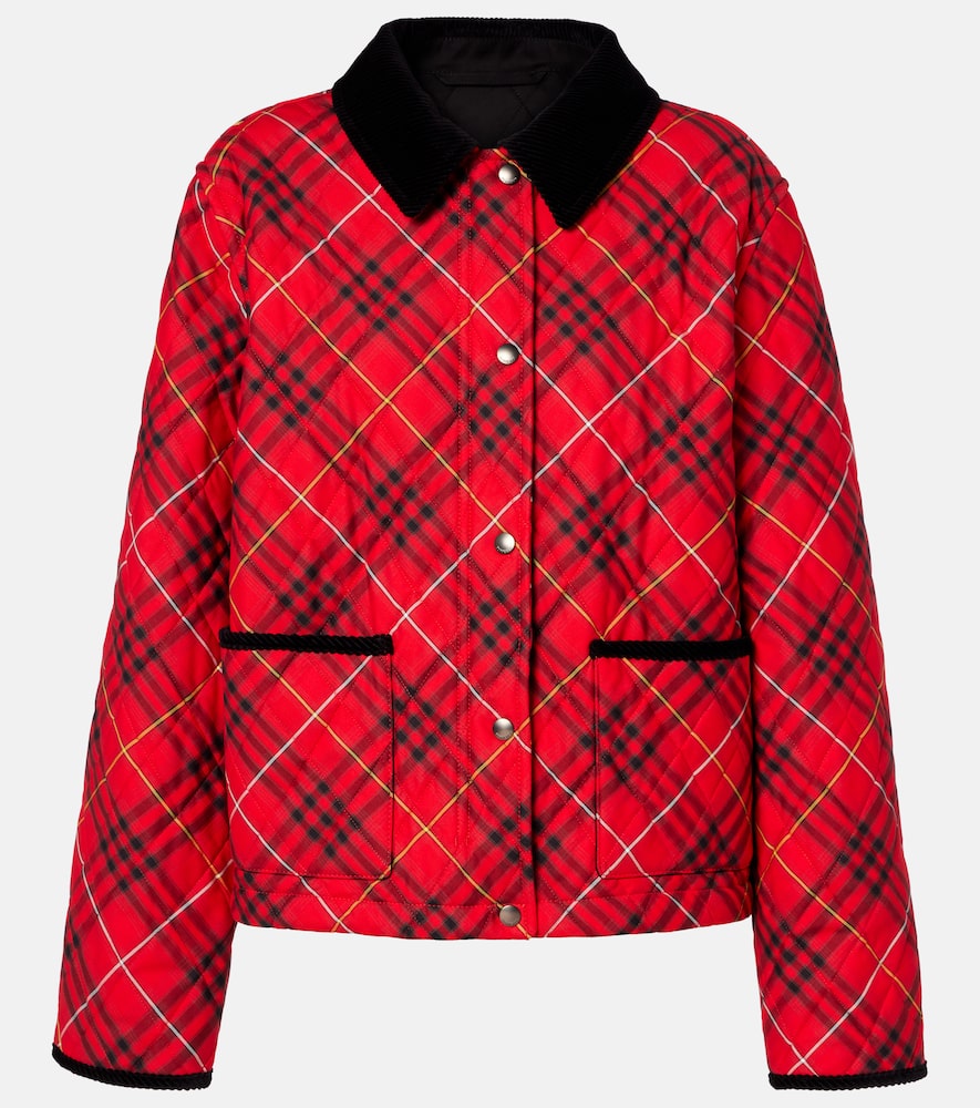 Check cotton jacket