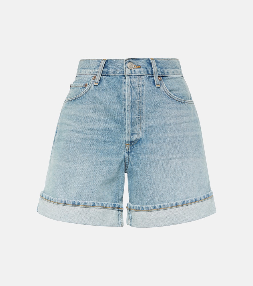 Dame high-rise denim shorts