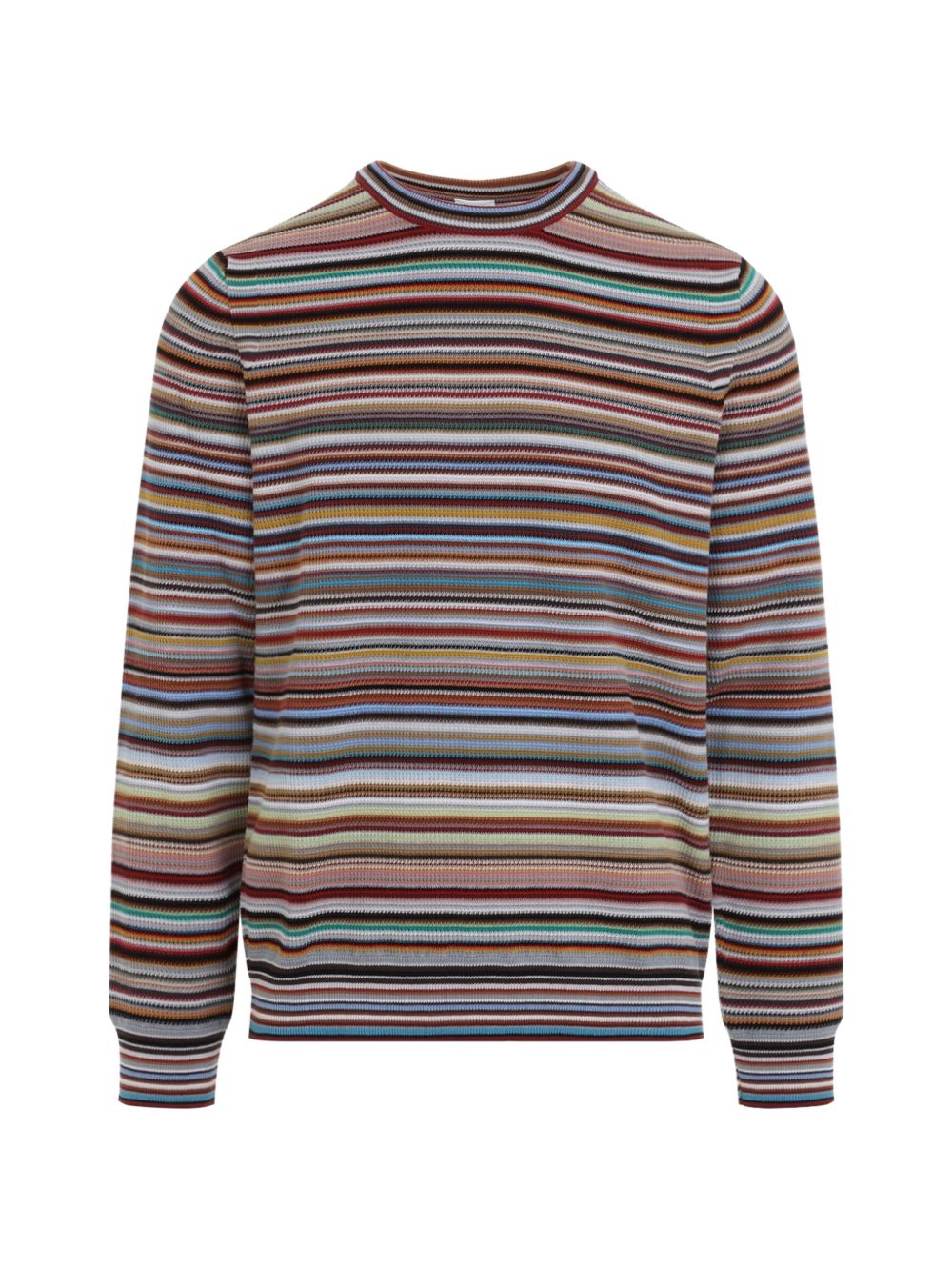 Multicolor Horizontal Stripe Sweater — Multicolor