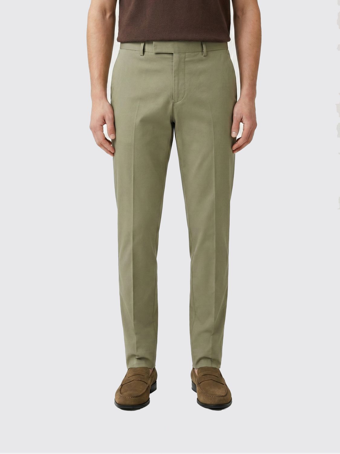 Pants Men color Green