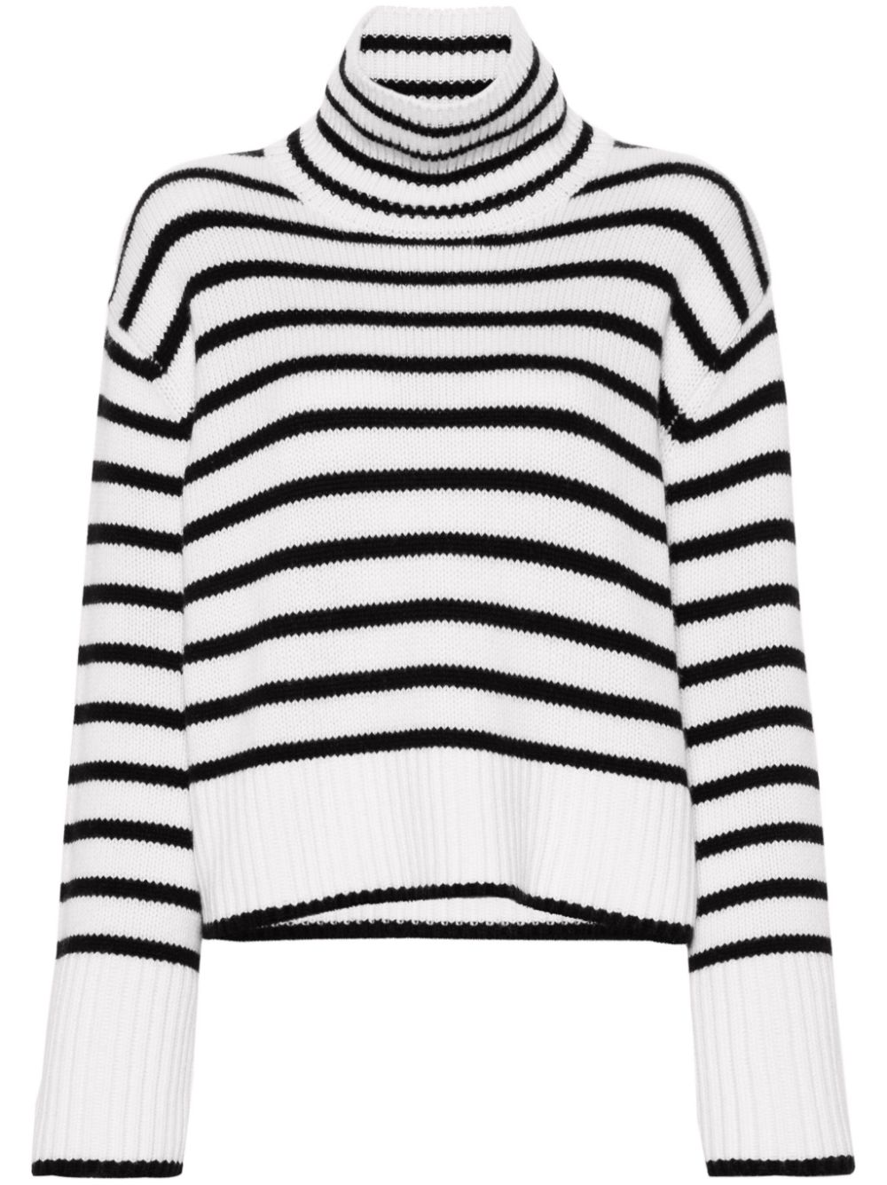 Fleur striped cashmere jumper - Neutrals