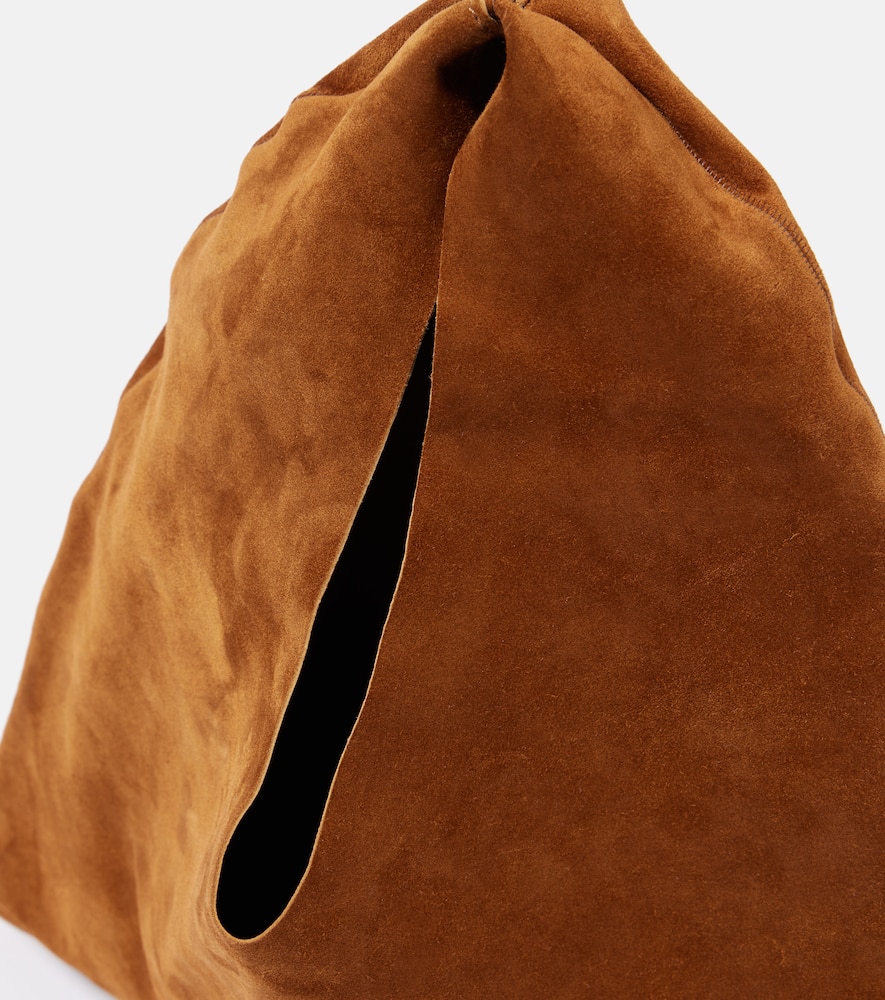 Bindle Small suede tote bag